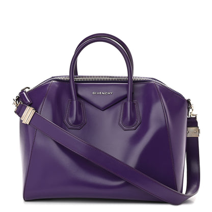 Givenchy Shiny Lord Medium Antigona Purple 1 of 10