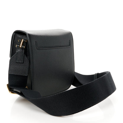 Tom Ford Grained Calfskin Mini T Clasp Tara Crossbody Bag Black 3 of 9