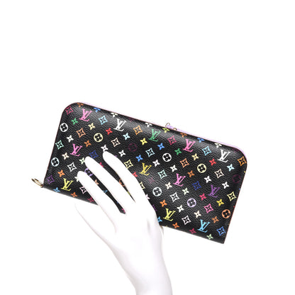 Louis Vuitton Monogram Multicolor Insolite Wallet Black Violet 4 of 7