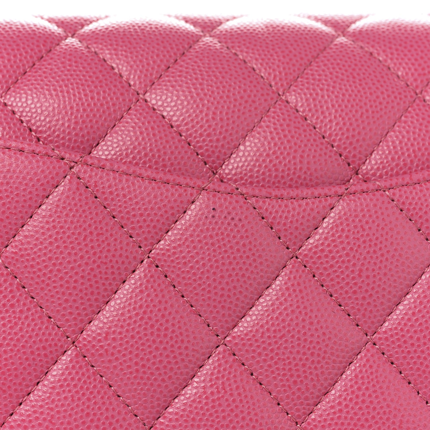 Chanel Caviar Quilted Medium Double Flap Pink 11 of 11