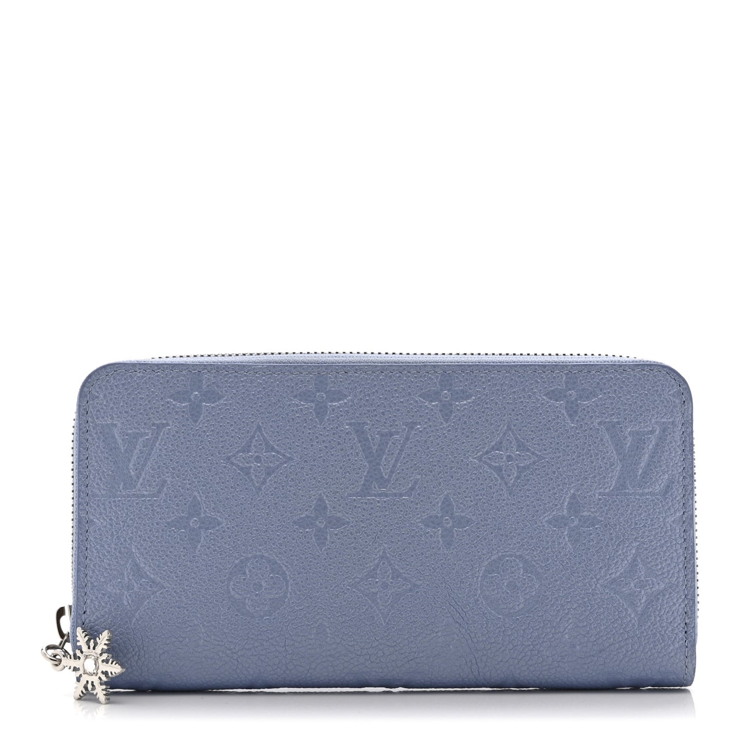 Empreinte Monogram Zippy Wallet Blue Frost