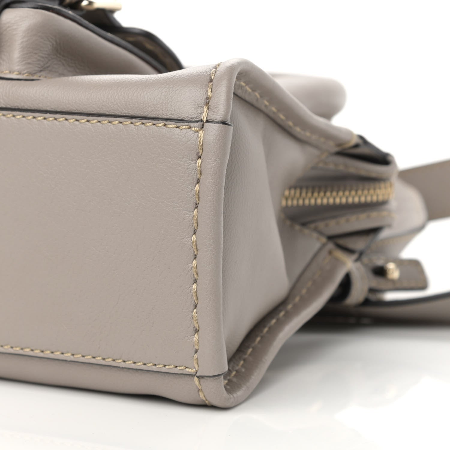 Chloe Buffalo Mini Edith Bag Cashmere Grey 10 of 10