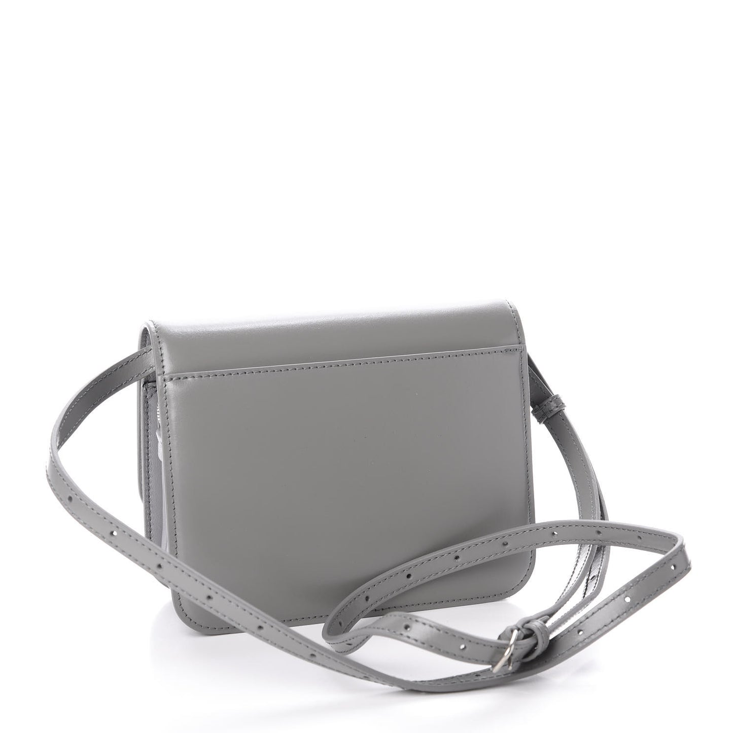 Shiny Box Calfskin Small B Bag Balenciaga Grey