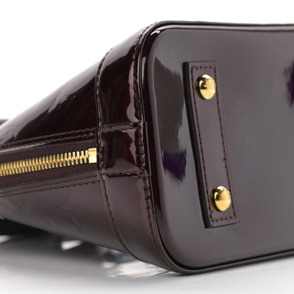 Louis Vuitton Vernis Alma BB Amarante 8 of 10