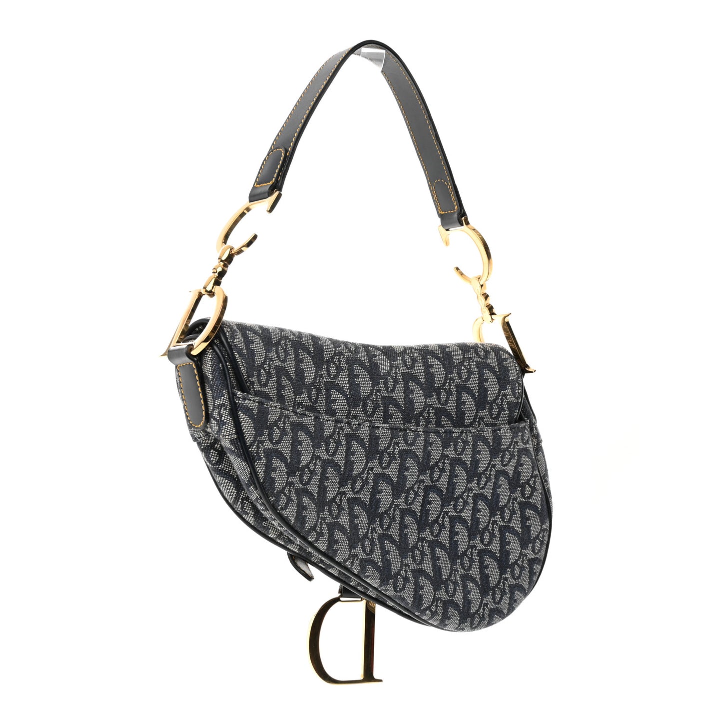 Monogram Saddle Bag Blue