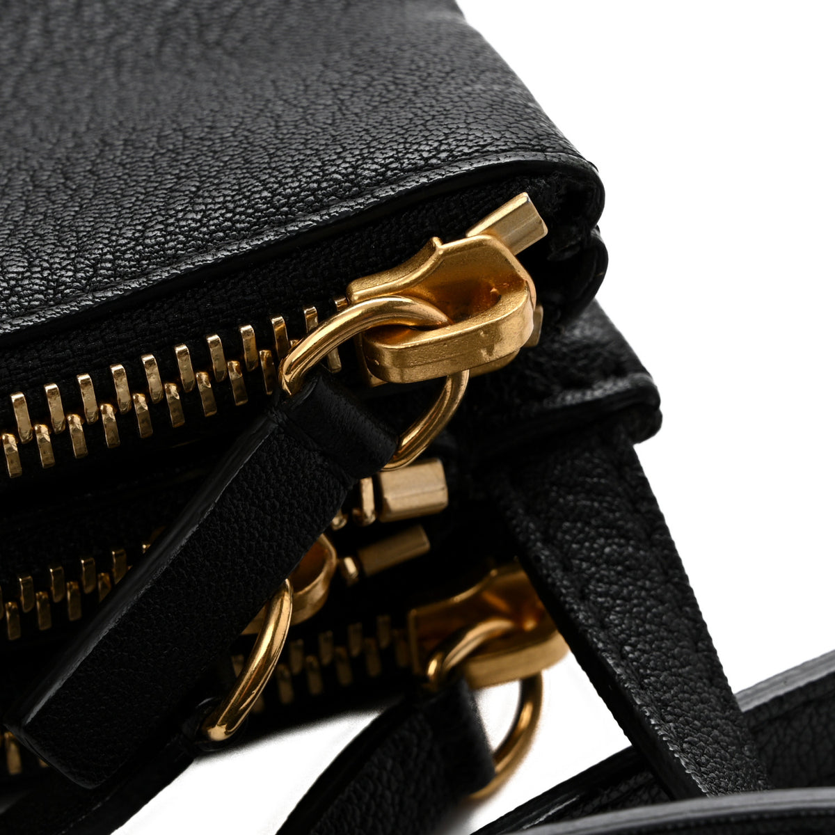 Celine Lambskin Small Trio Crossbody Bag Black 12 of 14