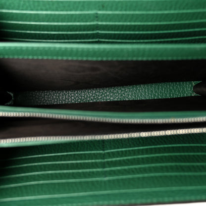 Gucci Calfskin Mini Dionysus Chain Wallet Emerald 5 of 10