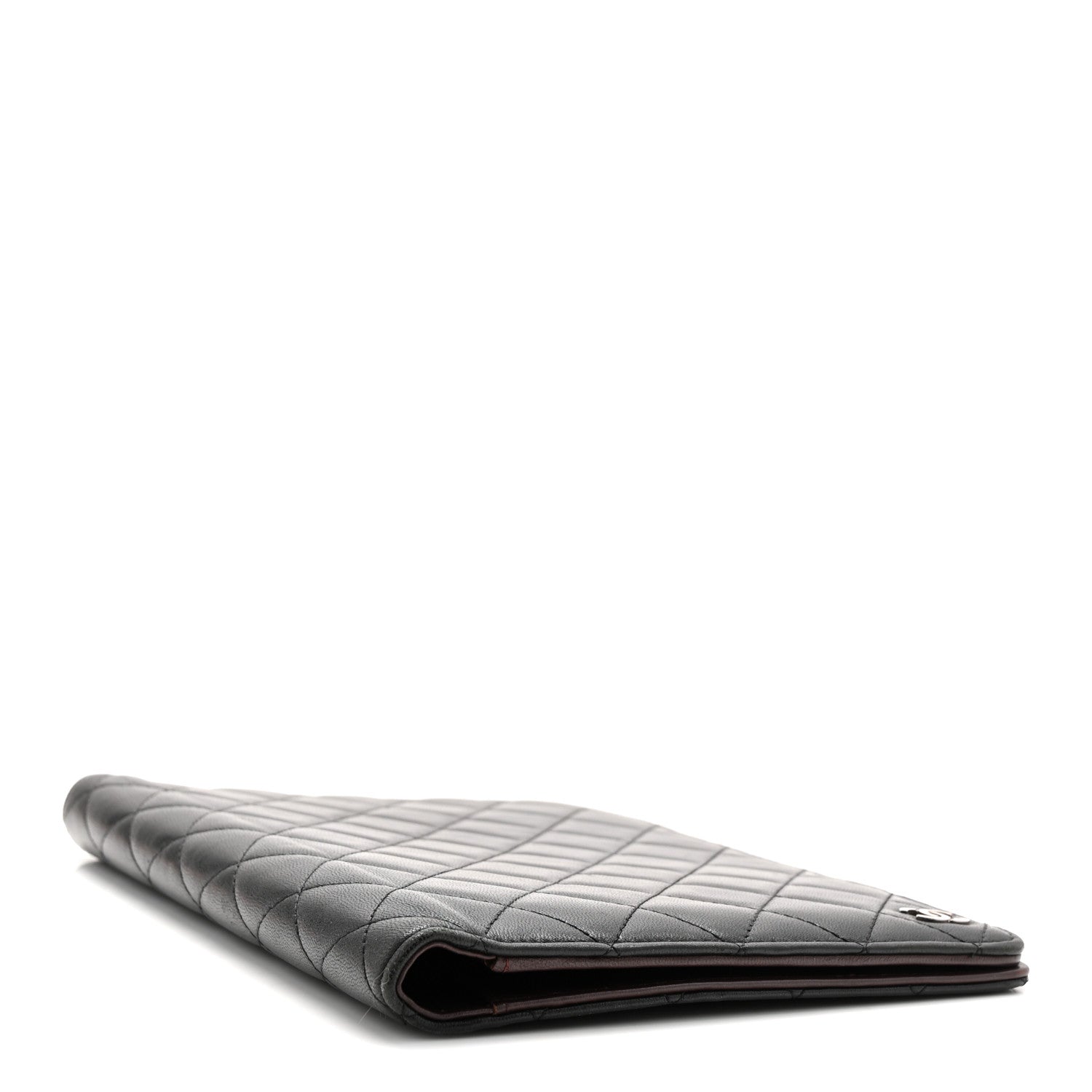 Chanel Lambskin Quilted Large Agenda Cover Black 4 of 8