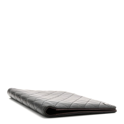 Chanel Lambskin Quilted Large Agenda Cover Black 4 of 8