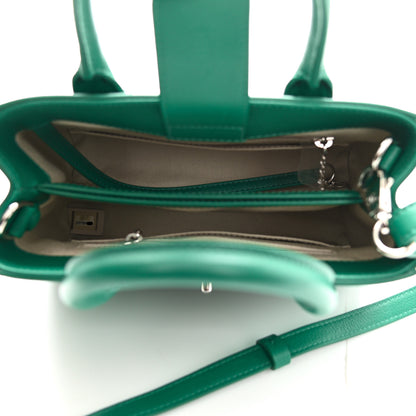 Chanel Grained Calfskin Mini Neo Executive Shopper Tote Green 5 of 11