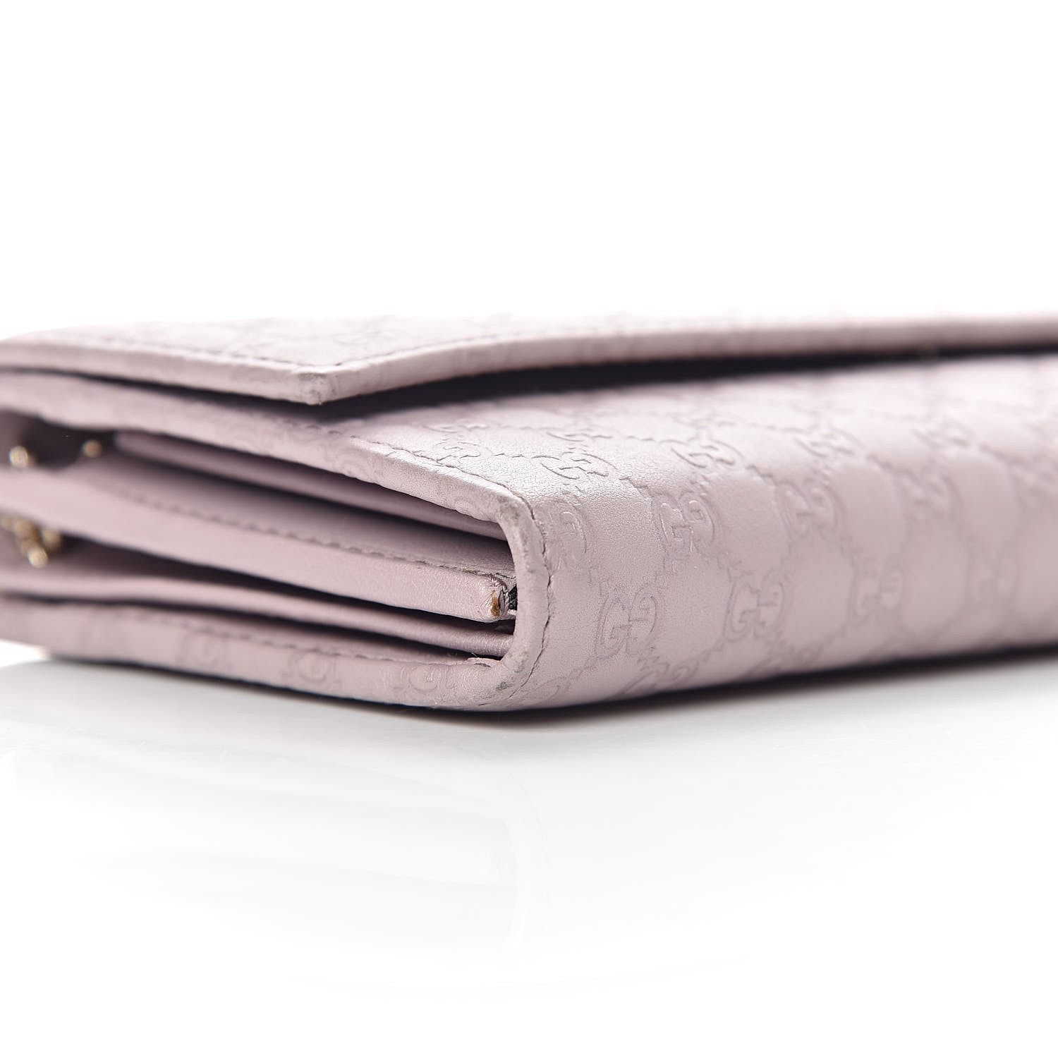Gucci Soft Microguccissima Dice Chain Wallet Mauve 7 of 11