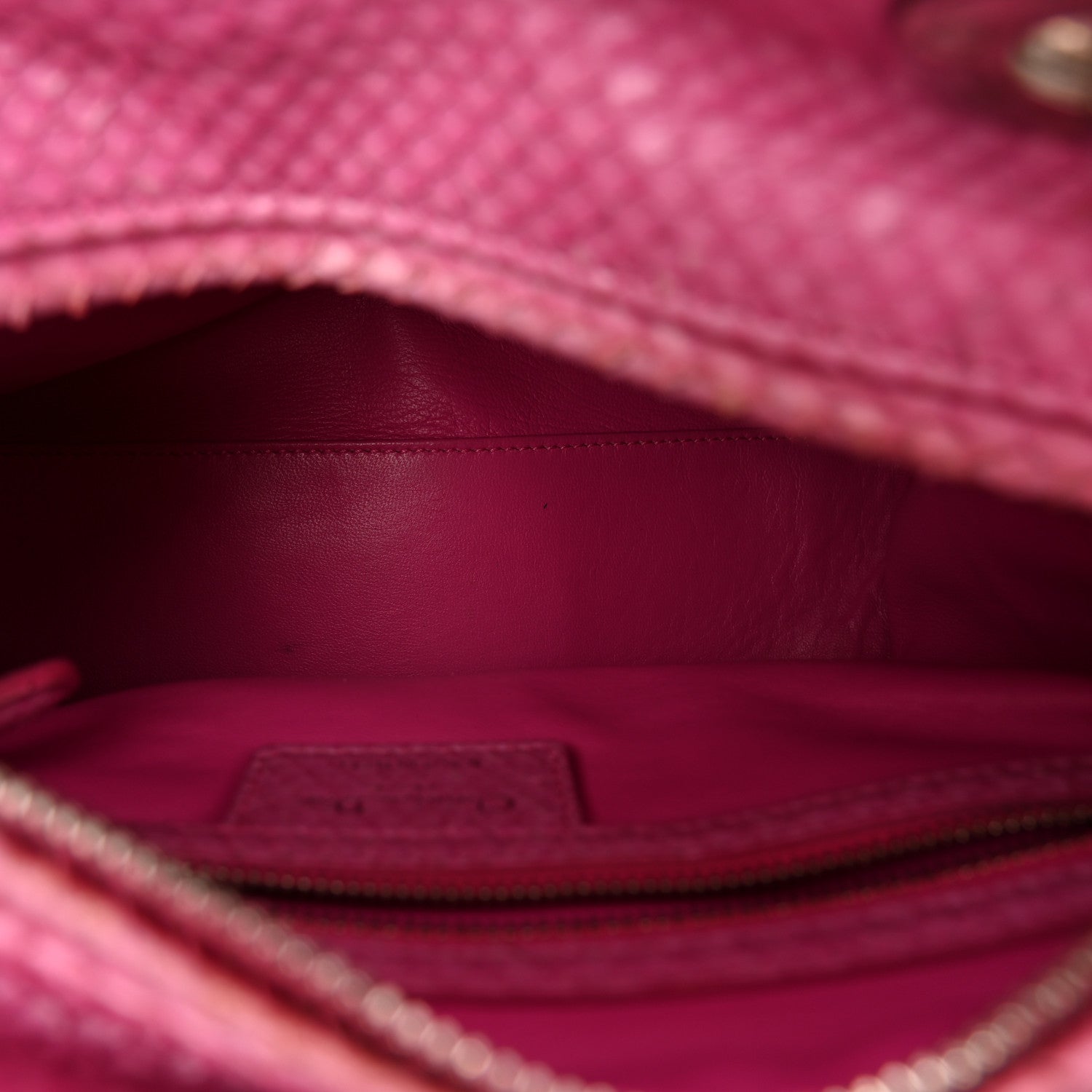 Christian Dior Snakeskin Medium Lady Dior Pink 5 of 13