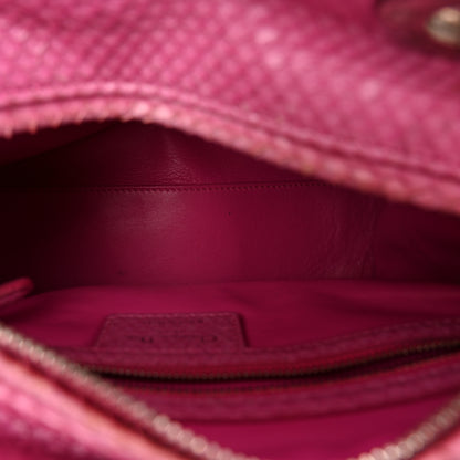 Christian Dior Snakeskin Medium Lady Dior Pink 5 of 13