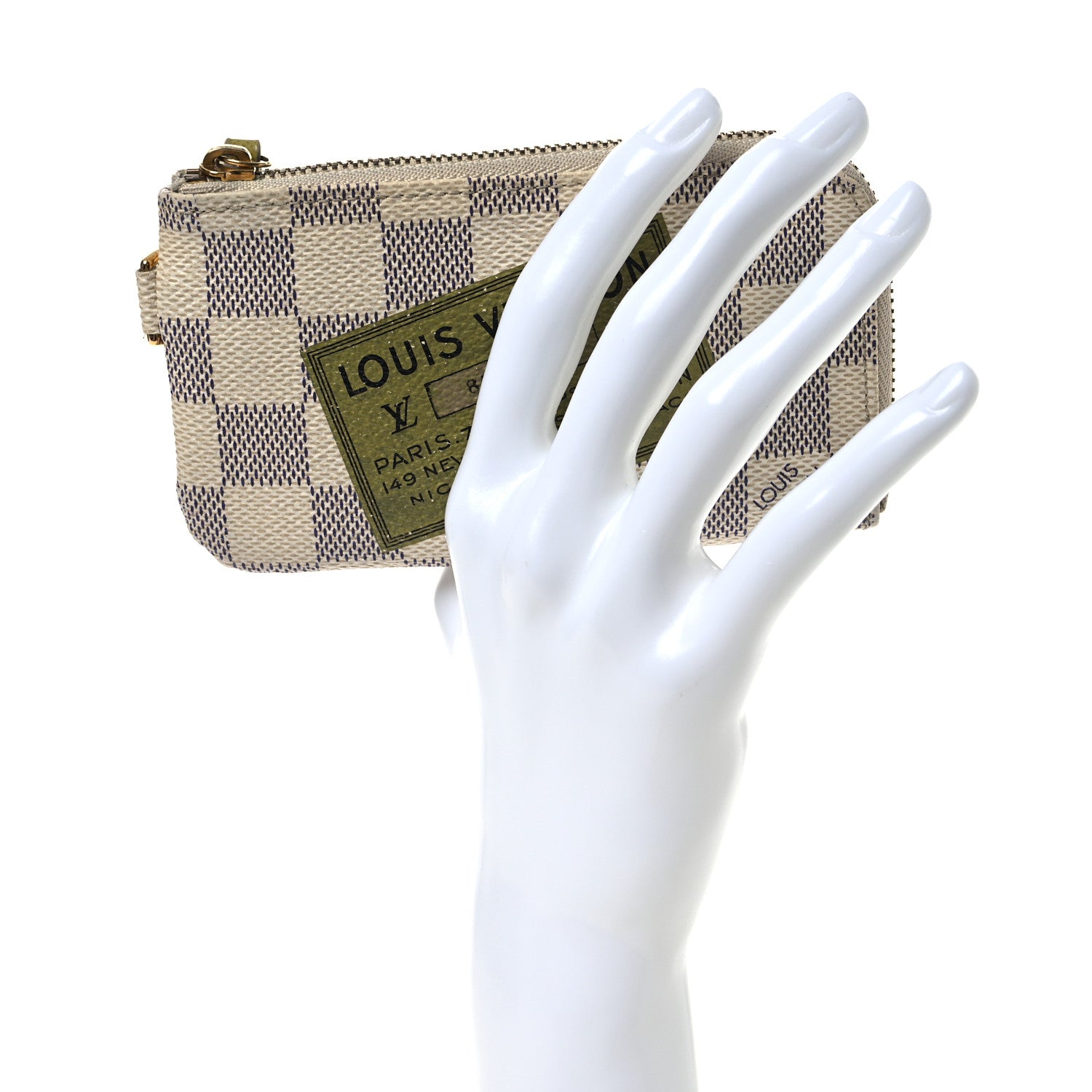 Louis Vuitton Damier Azur Complice Trunks and Bags Key Pouch 2 of 10