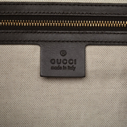 Gucci Monogram Vintage Web Medium Boston Dark Brown 7 of 7
