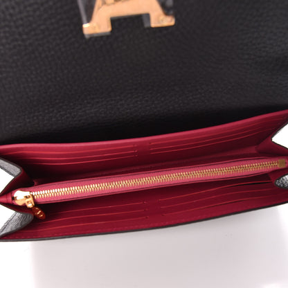 Louis Vuitton Taurillon Capucines Wallet Black 5 of 8