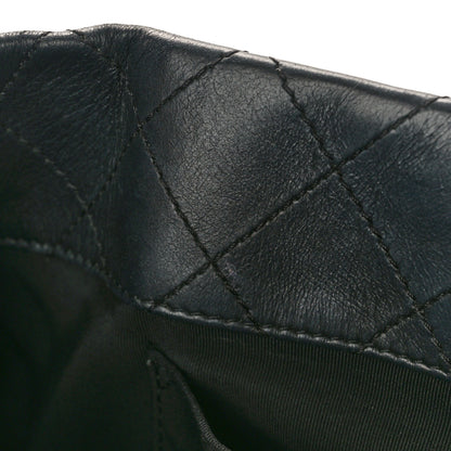 Chanel Calfskin Quilted Small Easy Shopping Tote Black 14 of 16