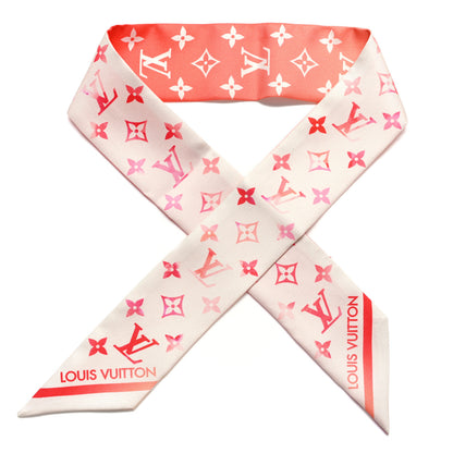Louis Vuitton Silk Monogram Sunrise Aquarelle Nano Bandeau Pink 1 of 3