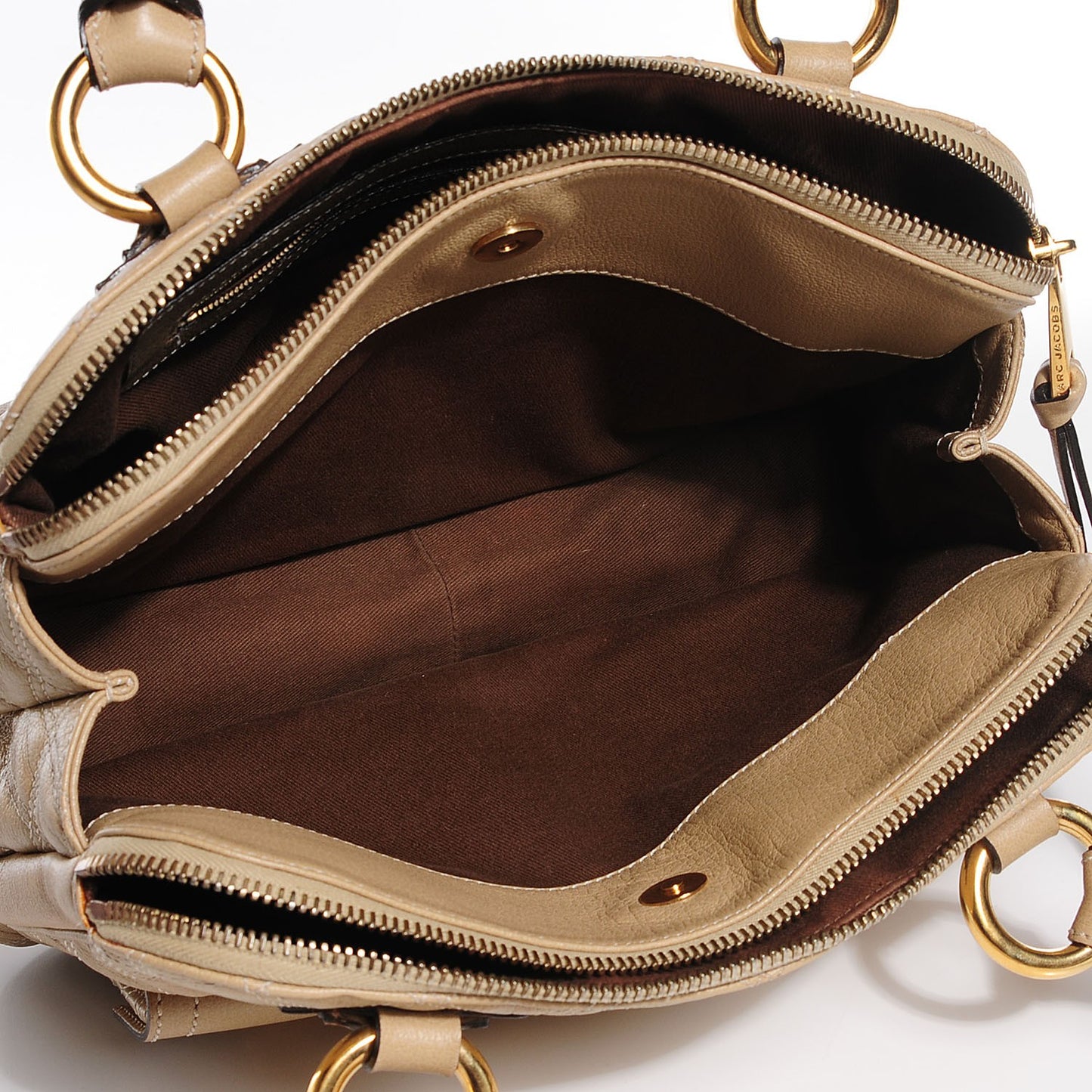 Calfskin Quilted Blake Bisque