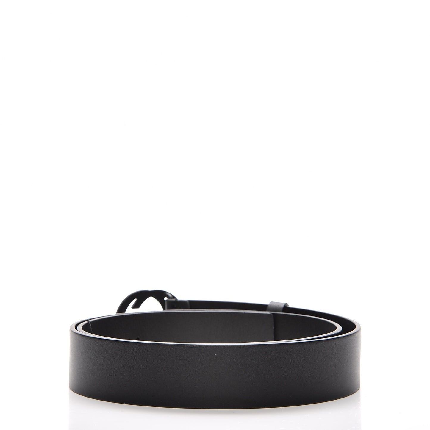 Selleria Calfskin Monochrome Interlocking G 37mm Belt 105 42 Black
