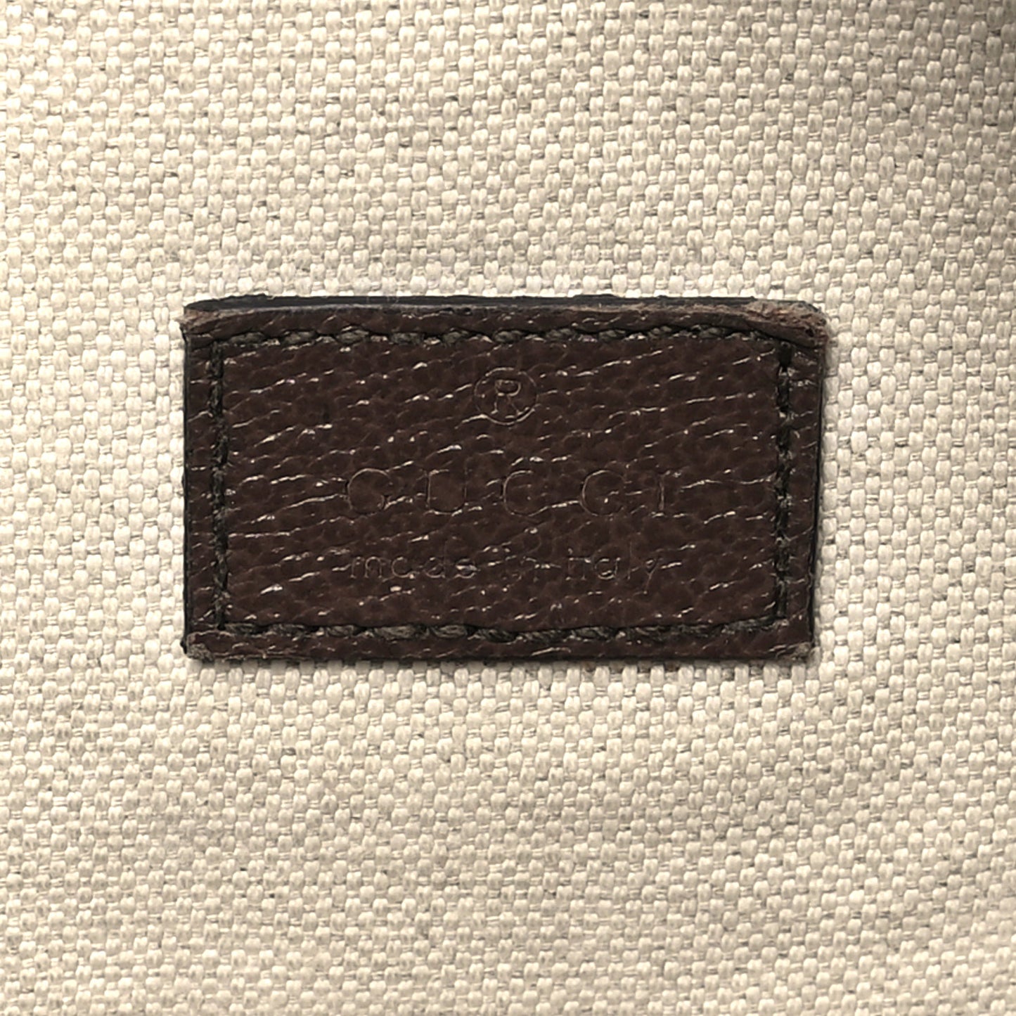 Monogram Jumbo GG Textured Dollar Calfskin Web Belt Bag Camel Ebony New Acero