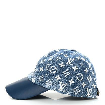 Louis Vuitton Monogram Jacquard Cap M Blue 4 of 8