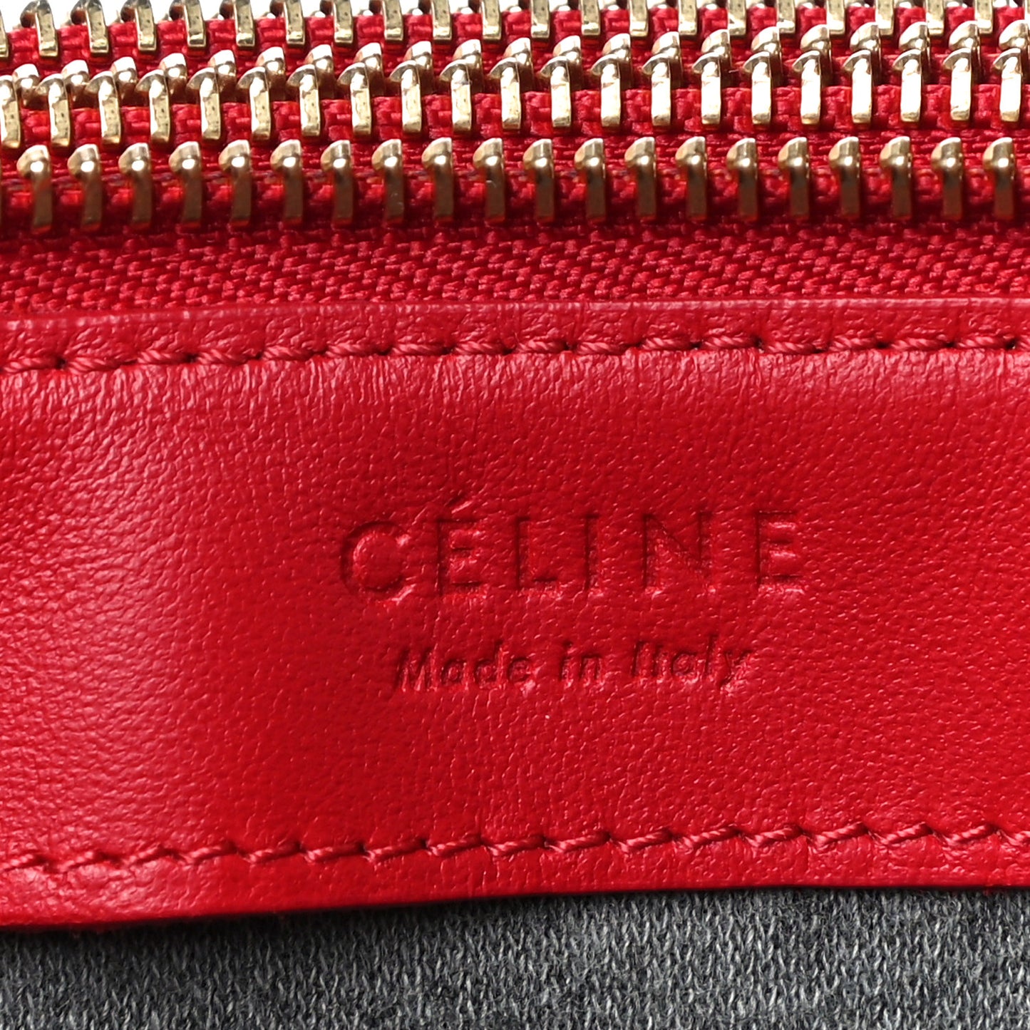 Lambskin Large Trio Crossbody Bag Red