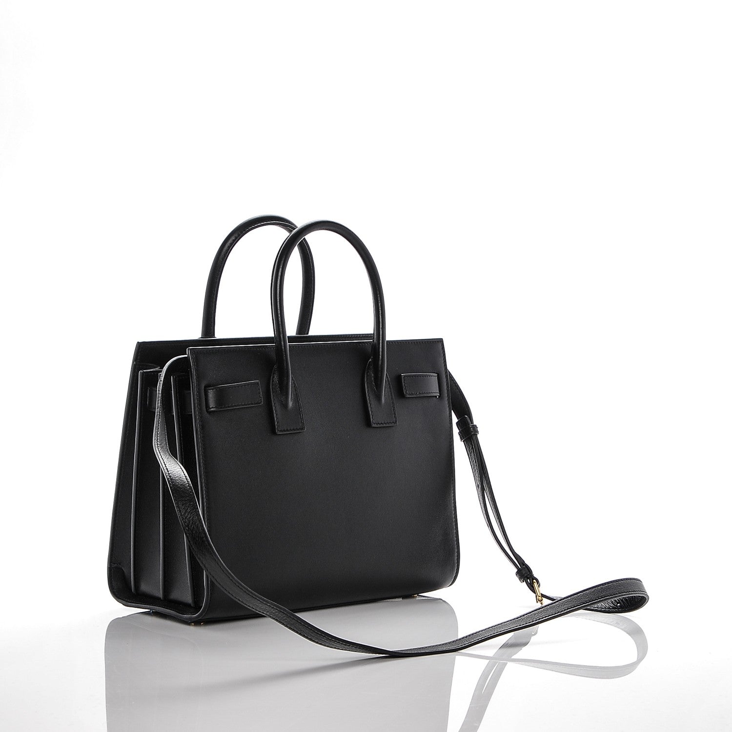 Saint Laurent Calfskin Love Patchwork Baby Sac De Jour Black 3 of 6