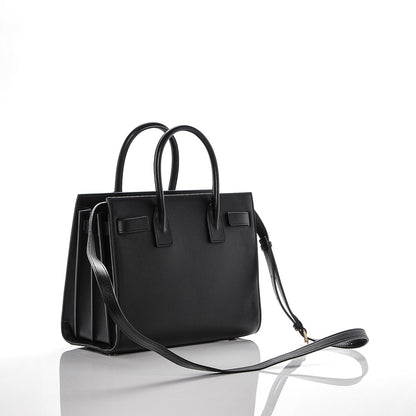 Saint Laurent Calfskin Love Patchwork Baby Sac De Jour Black 3 of 6