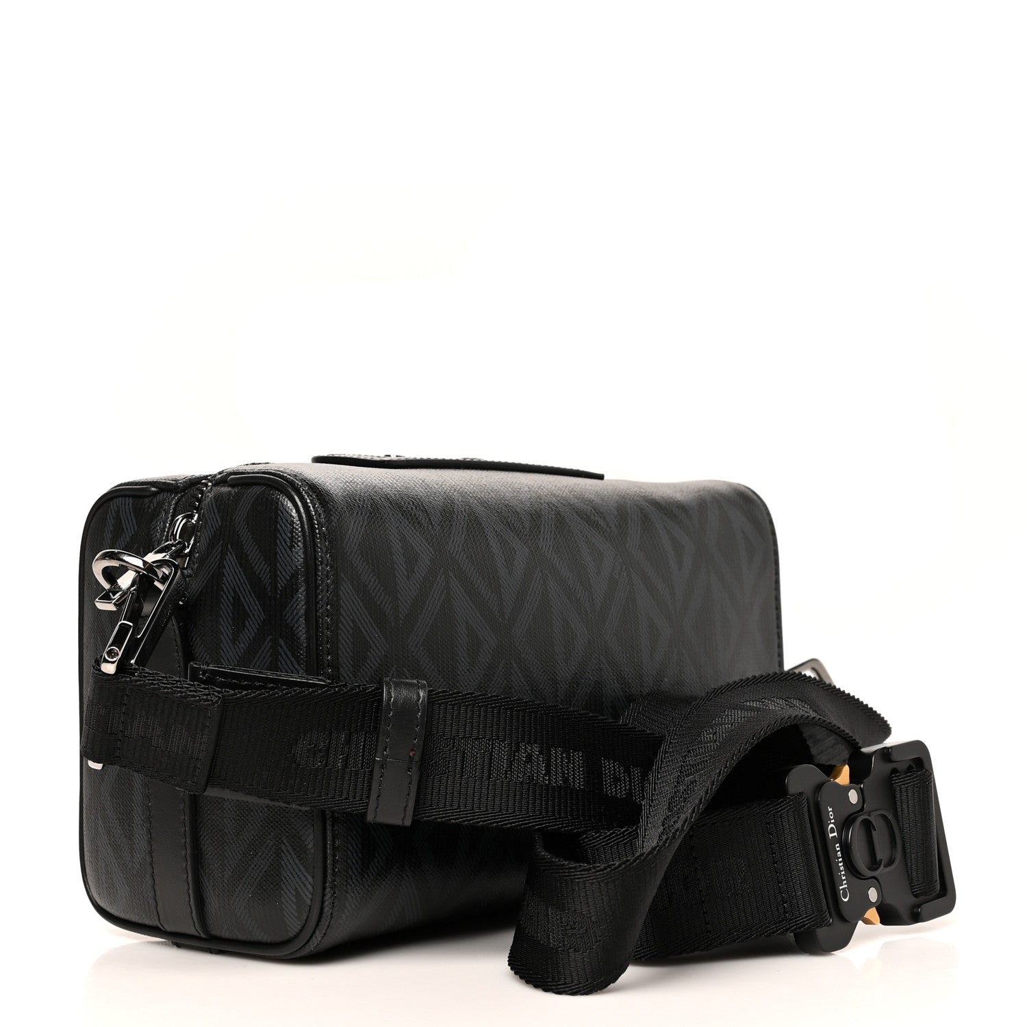 Christian Dior Canvas CD Diamond Lingot 22 Bag Black 3 of 10