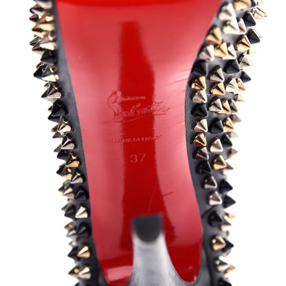 Christian Louboutin Nappa Daffodile Spikes 160 Pumps 37 Black 9 of 9