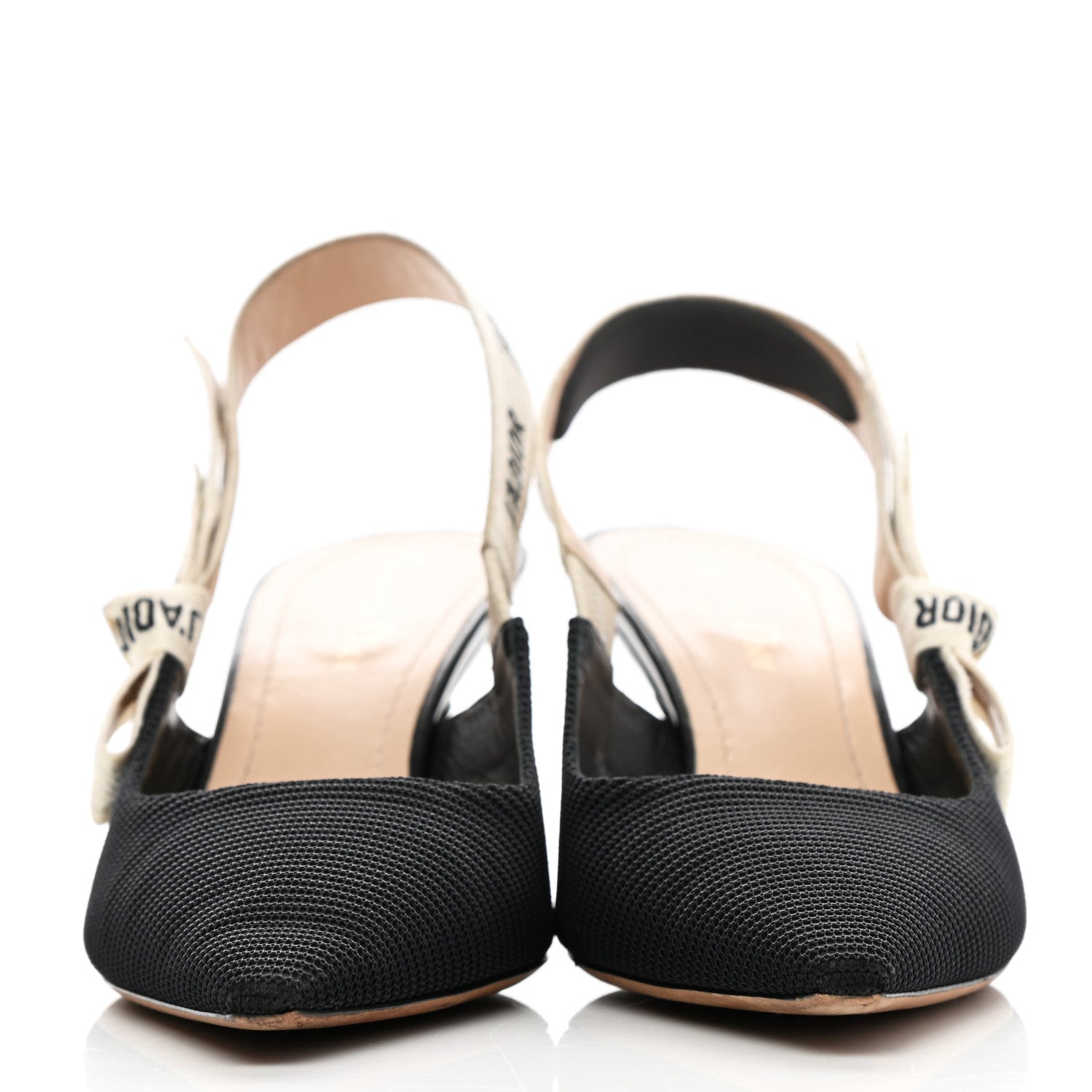 Christian Dior Technical Canvas Ribbon J Adior Slingback 65mm Pumps 40 Black 2 of 15