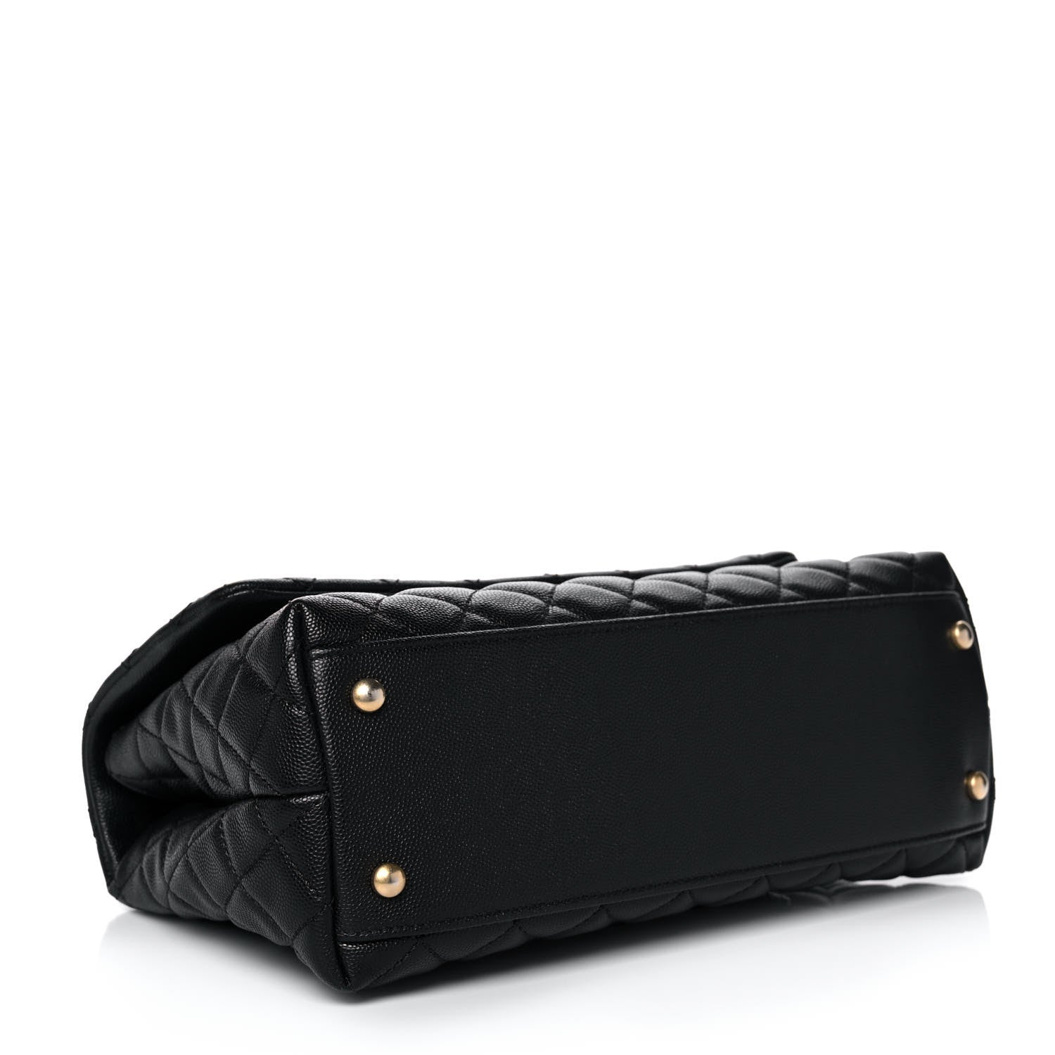 Chanel Caviar Quilted Small Coco Handle Flap Black 4 of 13
