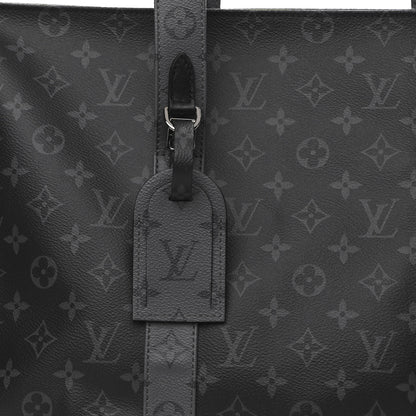 Louis Vuitton Monogram Eclipse Cabas Zippe GM Black 6 of 8