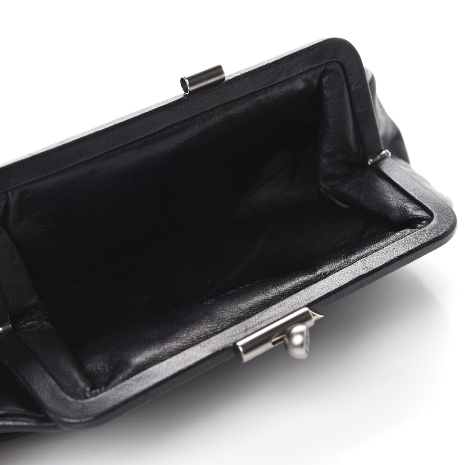 Chanel Lambskin Monte Carlo Clutch Black 5 of 11