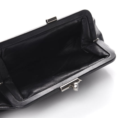 Chanel Lambskin Monte Carlo Clutch Black 5 of 11