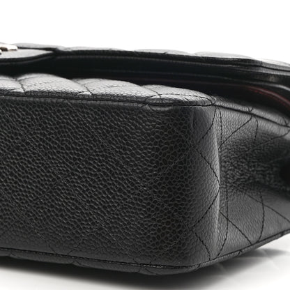 Chanel Caviar Quilted Medium Double Flap Black 8 of 8