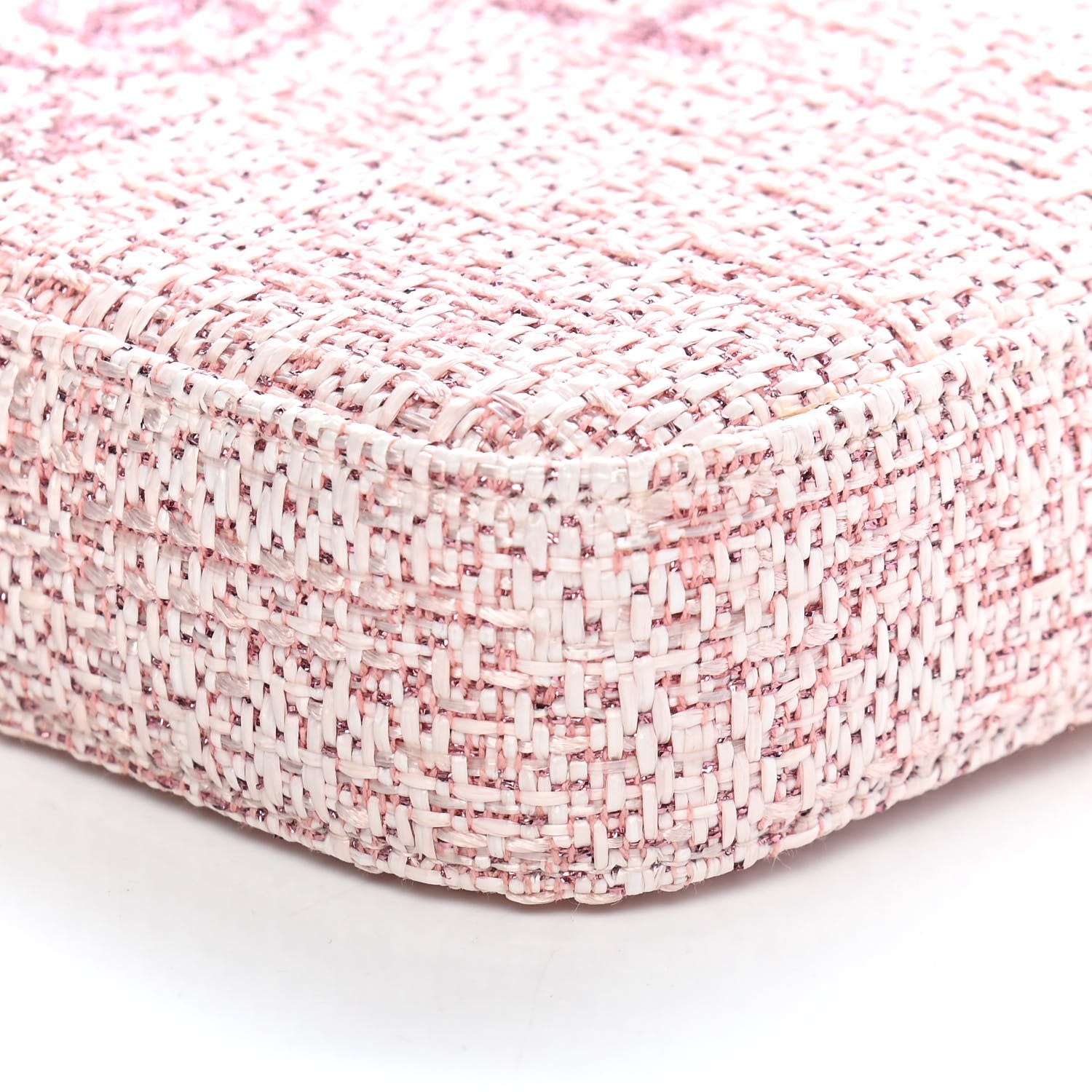 Chanel Canvas Small Deauville Clutch With Chain Pink 9 of 11