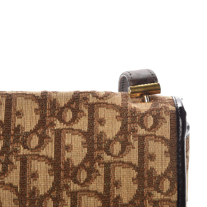Christian Dior Monogram Flap Brown 9 of 11