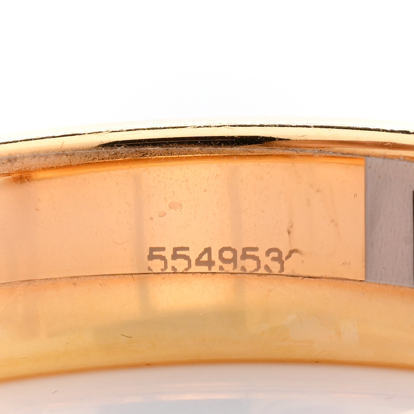 Enamel Narrow Clic Clac H Bracelet PM Rose Dragee