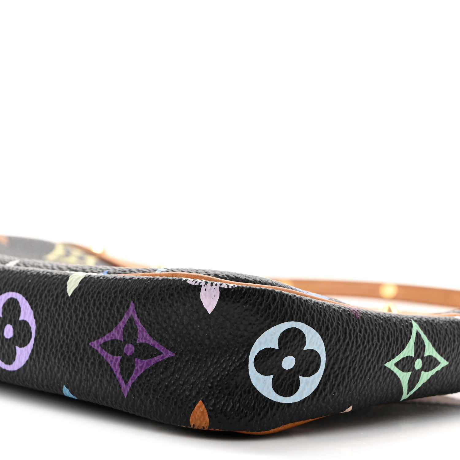 Louis Vuitton Monogram Multicolor Pochette Accessories Black 10 of 14