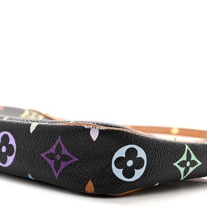 Louis Vuitton Monogram Multicolor Pochette Accessories Black 10 of 14