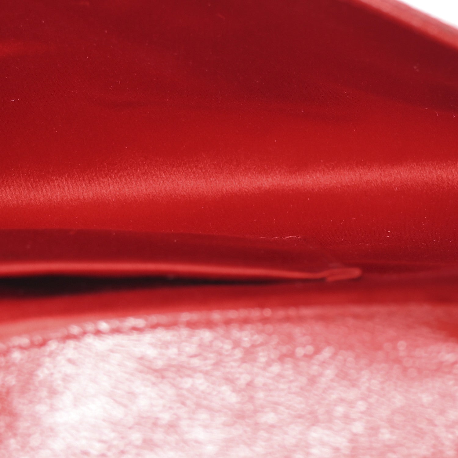 Saint Laurent Textured Patent Monogram Belle De Jour Clutch Red 5 of 6