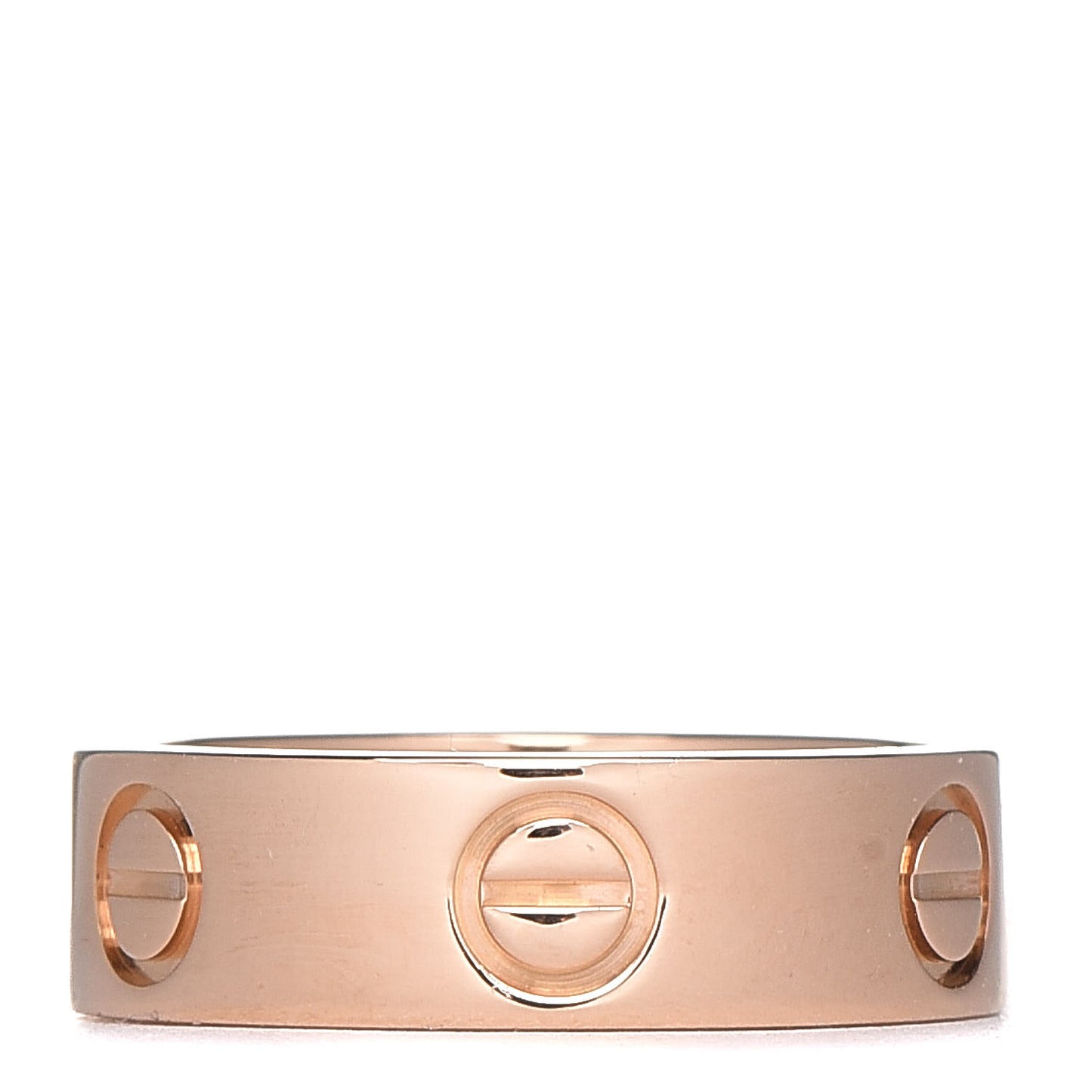 18K Pink Gold 5.5mm LOVE Ring 49 4.75