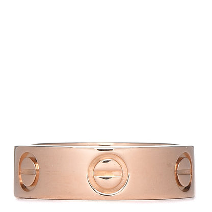 Cartier 18K Pink Gold 5.5mm LOVE Ring 49 4.75 3 of 4