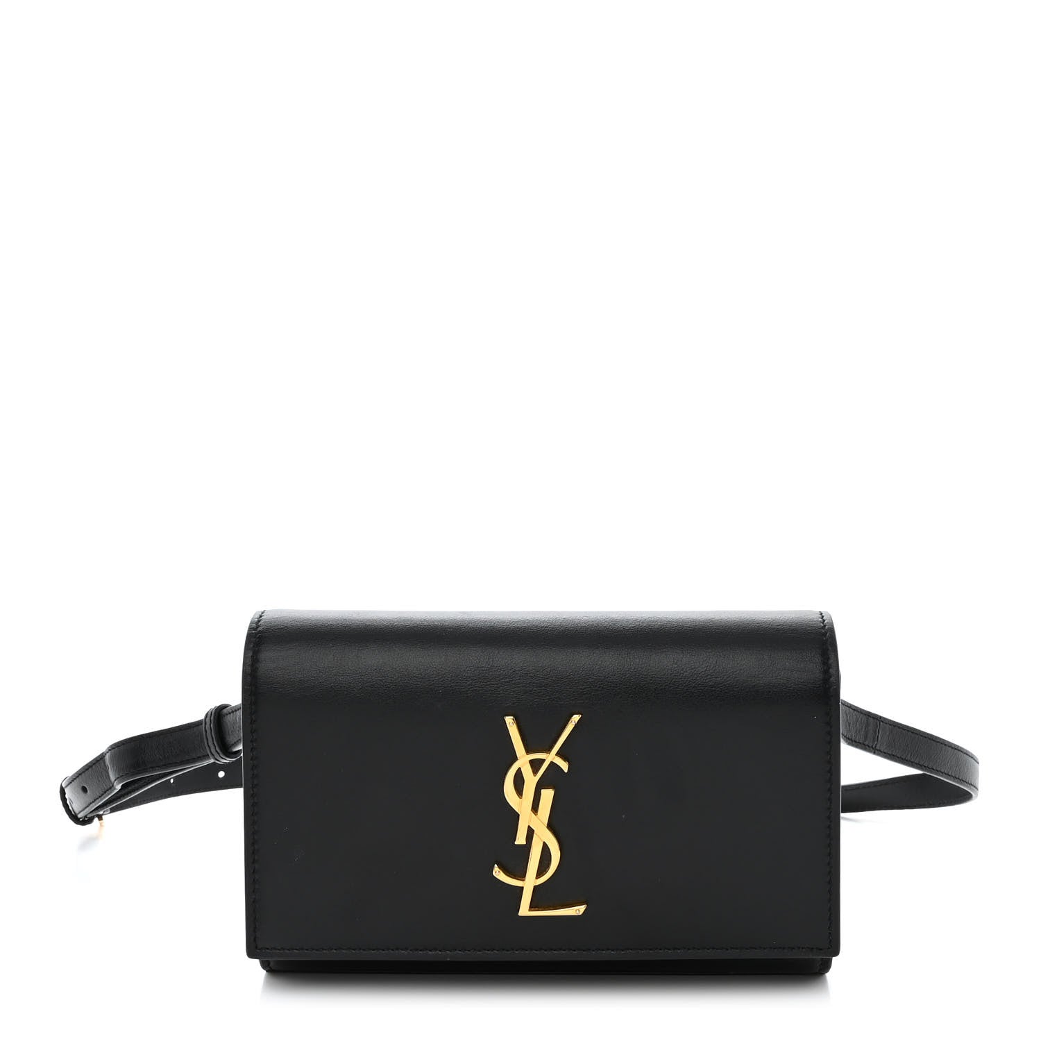 Saint Laurent Smooth Calfskin Monogram Kate Belt Bag Black 1 of 10