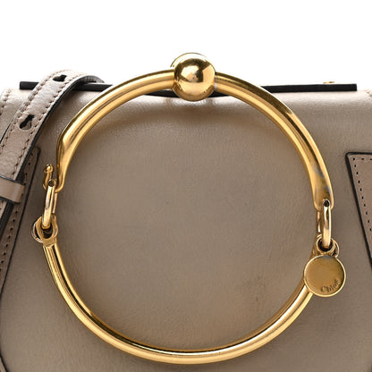 Chloe Calfskin Suede Small Nile Bracelet Bag Motty Grey 8 of 14