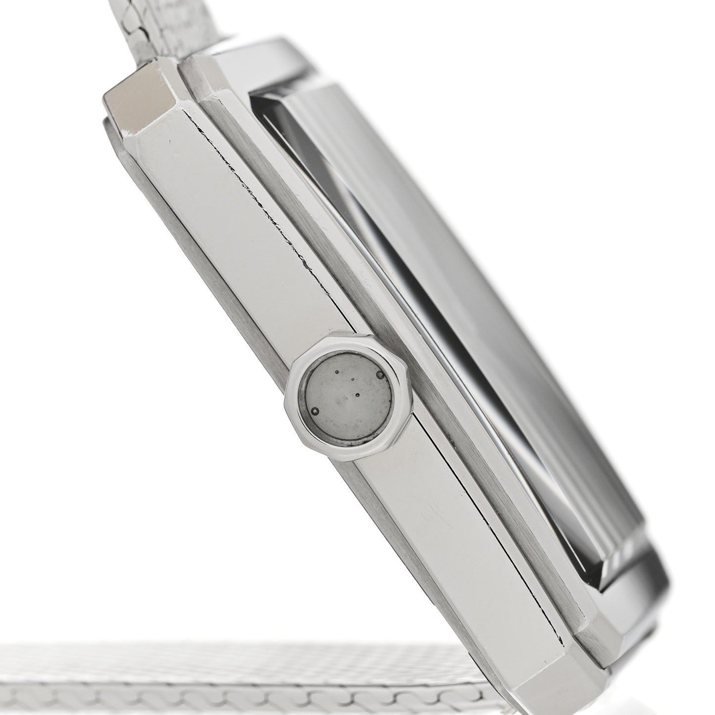 Stainless Steel 26mm Boy-friend Tweed Quartz Watch Black