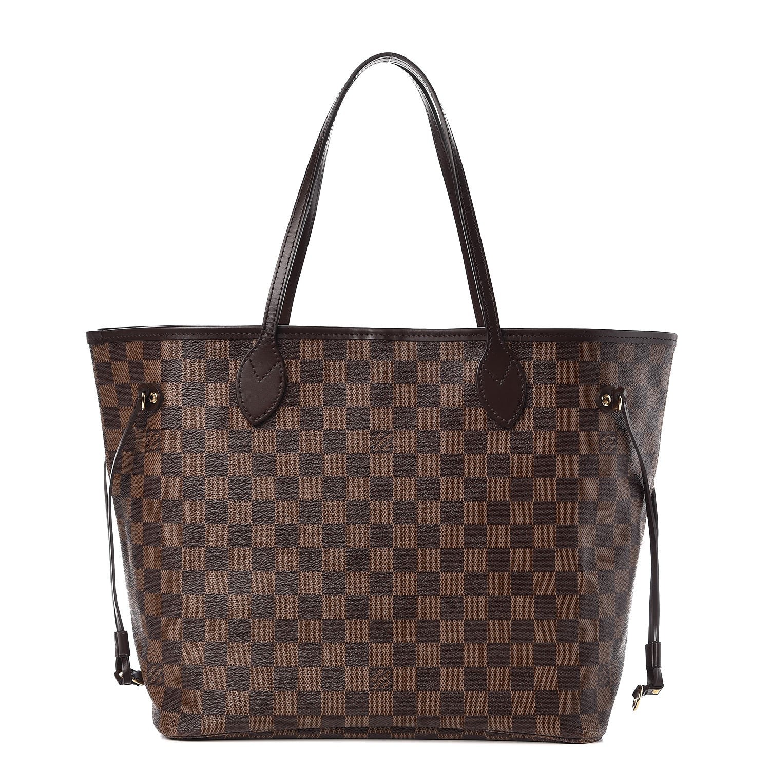 Louis Vuitton Damier Ebene Neo Neverfull MM Rose Ballerine 1 of 8