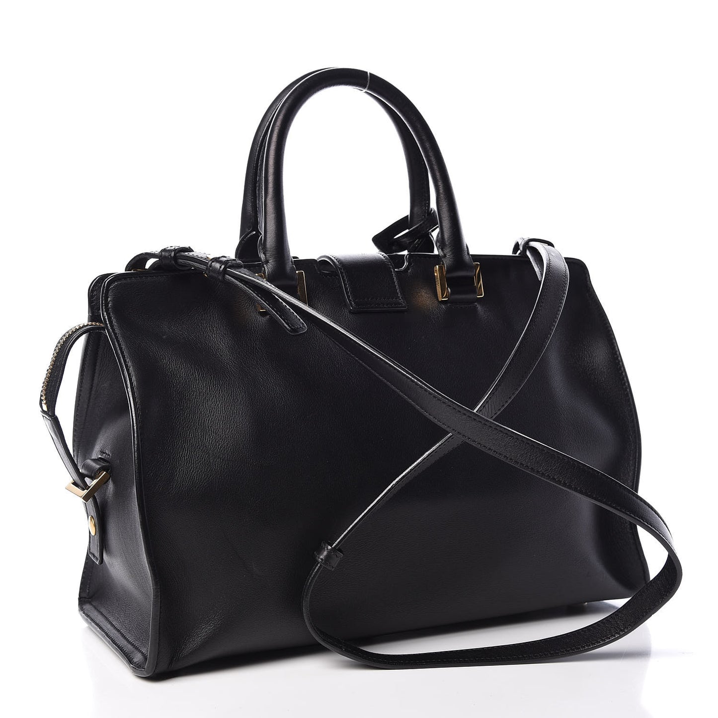 Smooth Calfskin Small Monogram Cabas Black